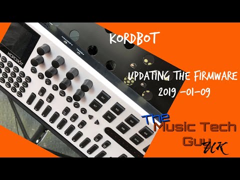 Kordbot - Updating the firmware on the Isla Instruments Kordbot - 2019 -01-09