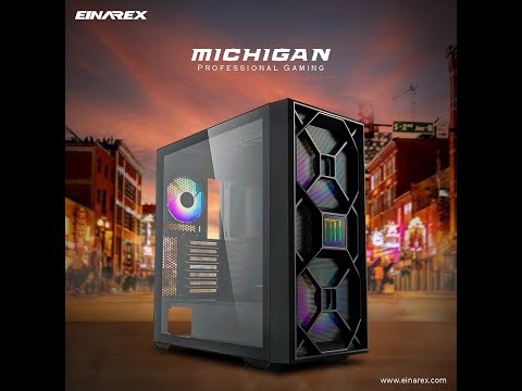 EINAREX MICHIGAN - Very Special E-ATX Gaming PC Case with Value Price