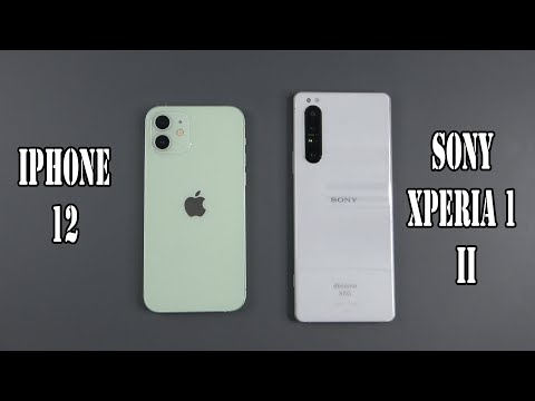iPhone 12 vs Sony Xperia 1 II | SpeedTest and Camera comparison