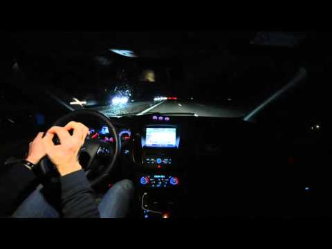 TG mag driving the Focus RS on the Autobahn