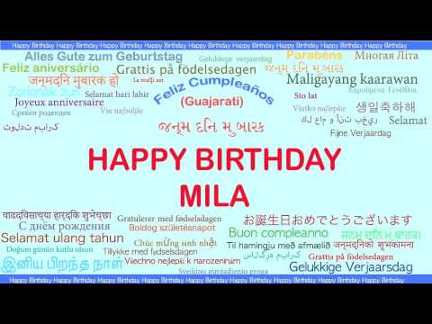 Mila   Languages Idiomas - Happy Birthday