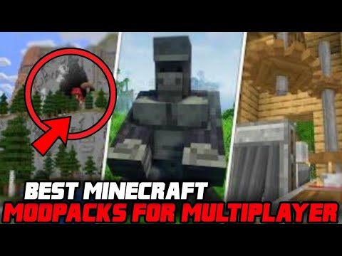 Mine Splatter - 5 Best Minecraft MODPACKS For Multiplayer In 2023! (1080P HD)