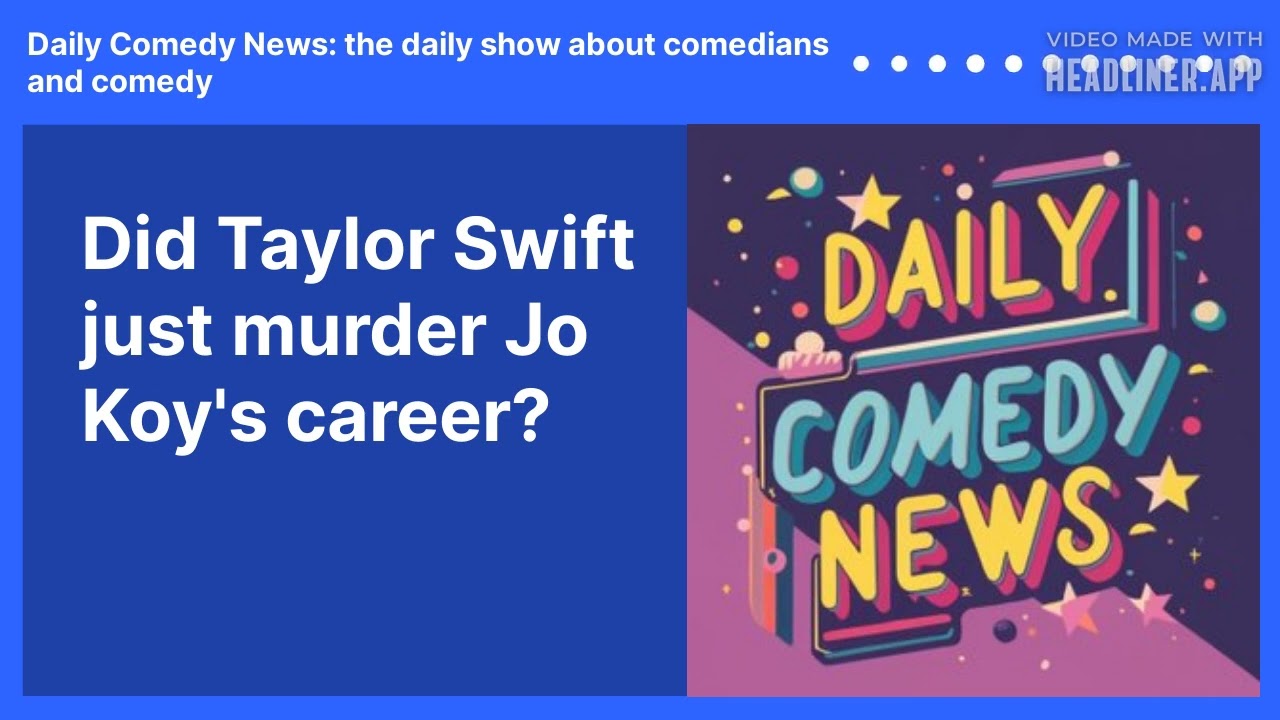 Did Taylor Swift just murder Jo Koy's career?
