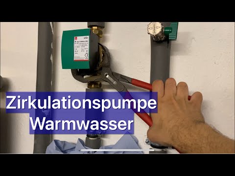 Wie man eine Zirkulationspumpe für Warmwasser, wieder zum laufen bringen kann✅