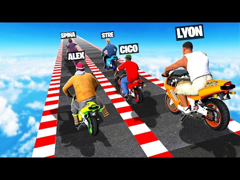 SCALO LA RAMPA PIÙ ALTA contro I MIEI AMICI su GTA5!!