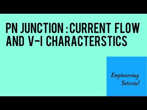 PN Junction : Current flow and Voltage-Current(V- I) characteristics Video