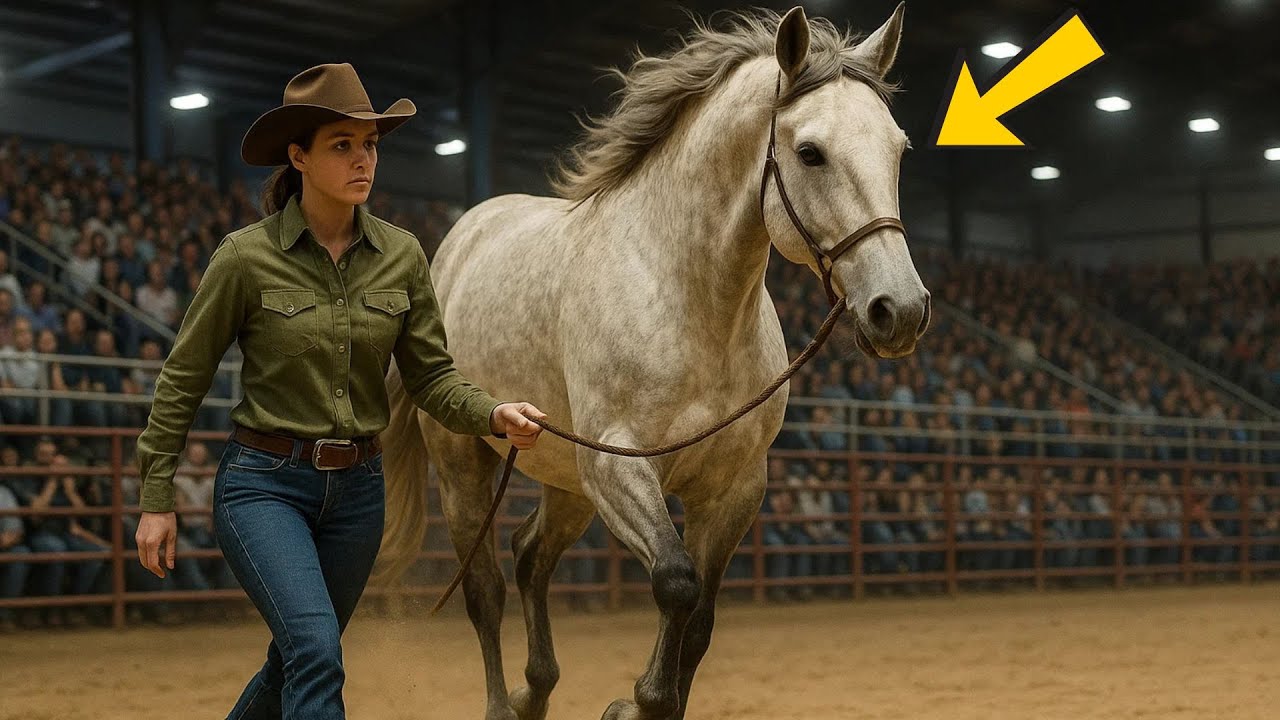 SE RIERON DE ELLA EN LA SUBASTA DE CABALLOS... PERO EL ANIMAL QUE ELIGIÓ SORPRENDIÓ A TODOS.