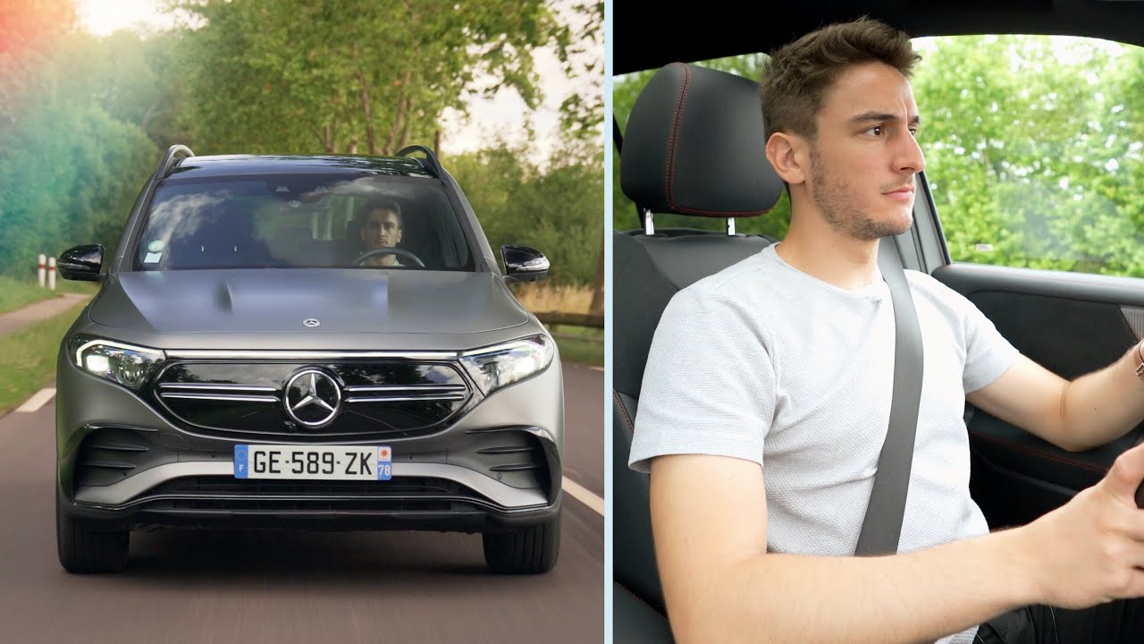 Je teste les technologies du Mercedes EQB ! (road-trip)