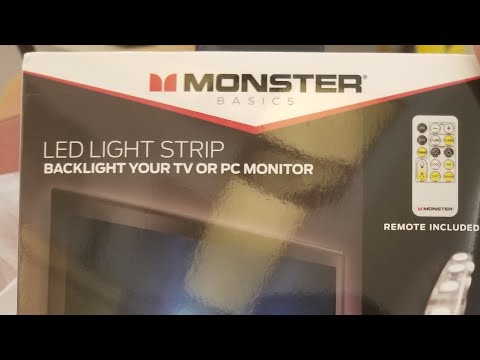 Monster led light strip for funko shelves