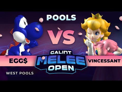 Galint Melee Open: Spring Edition - Egg$ (Yoshi) vs Vincessant (Peach) - WC Pools