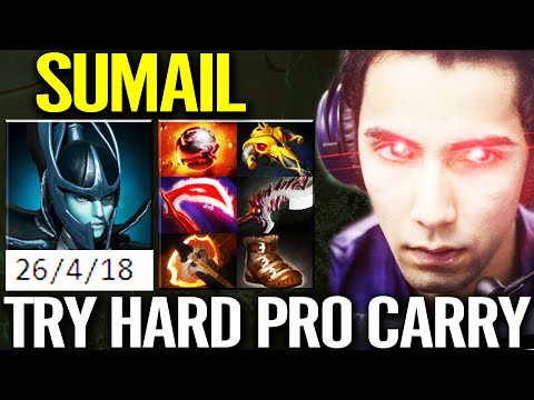SUMAIL [Phantom Assasin] - Try Hard Agressive Gameplay 26Kills Dota 2 Pro Carry Guide