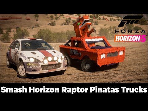Forza Horizon 5 | RallyAdventure Smash Horizon Raptor Pinatas Truck