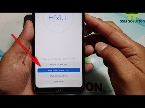 Huawei Honer 8A Hard Reset/Pin-Pattern-Password & Fingerprint Lock Remove.