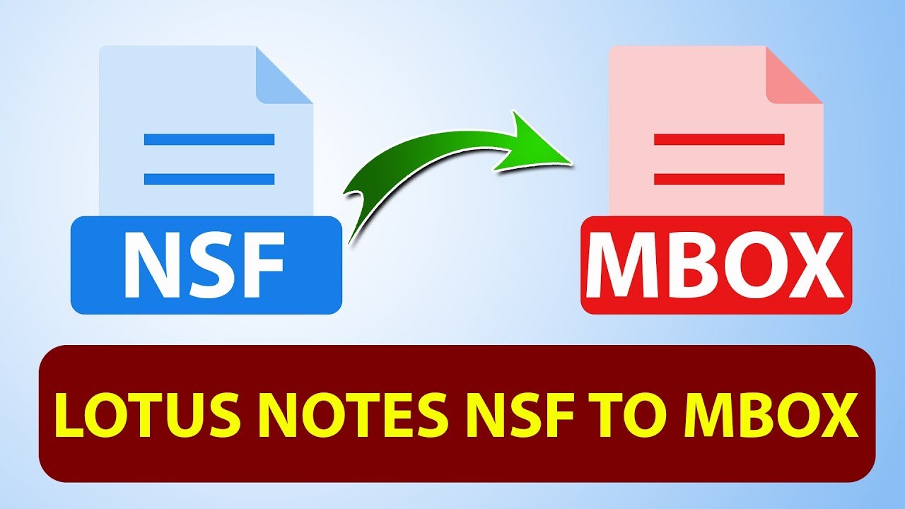 Lotus Notes NSF to MBOX Conversion | Convert NSF Files to MBOX Files | Video Tutorial