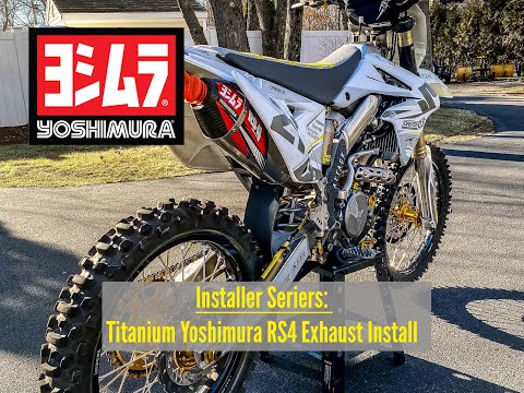 *TITANIUM* Yoshimura Exhaust Install on 2017 Suzuki RMZ250