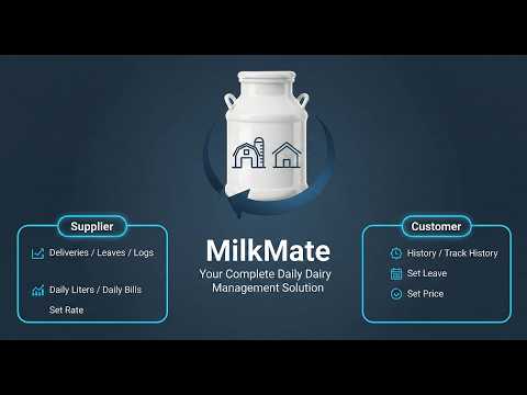MilkMate: Dairy & Milk Billing