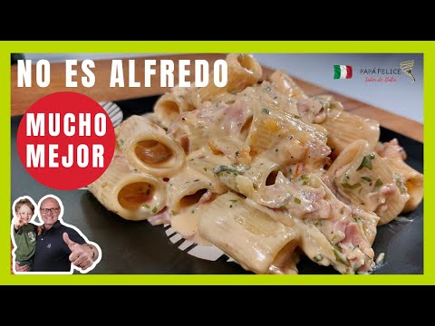 🇮🇹¡NO ES ALFREDO! Pero mucho mejor, pasta italiana al BAFFO 😋😋
