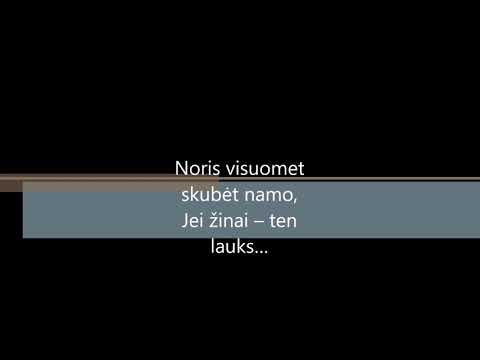 Vytautas Babravičius -  Sodžiaus jovarai (lyrics)