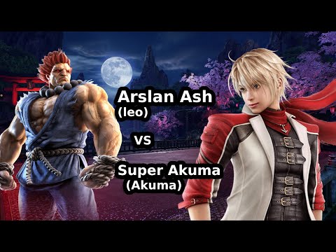 Arslan Ash (Leo) vs Super Akuma (Akuma) fighting X Tournament #tekken7  #arslanash