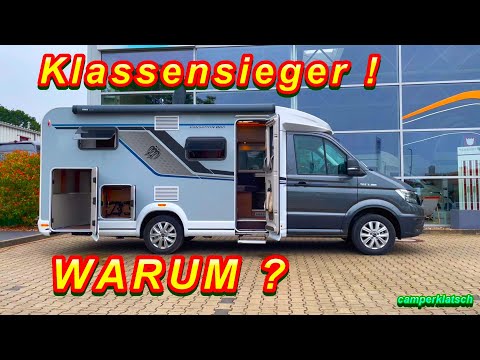 UNGLAUBLICH❗️der LEICHTESTE Camper❗️1 t Zuladung🔥Knaus VAN TI  MAN VW Crafter Wohnmobil unter 7 m