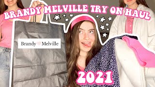 BRANDY MELVILLE CLOTHING TRY ON HAUL !! // what’s new at brandy 2021