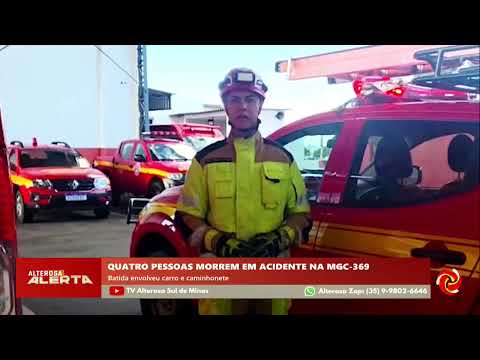 Quatro pessoas morrem em acidente entre Boa Esperança e Campos Gerais