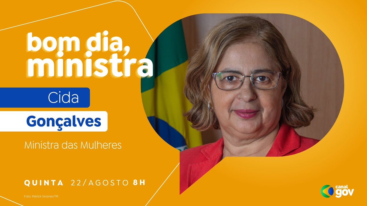 🔴 Bom Dia, Ministra I Cida Gonçalves