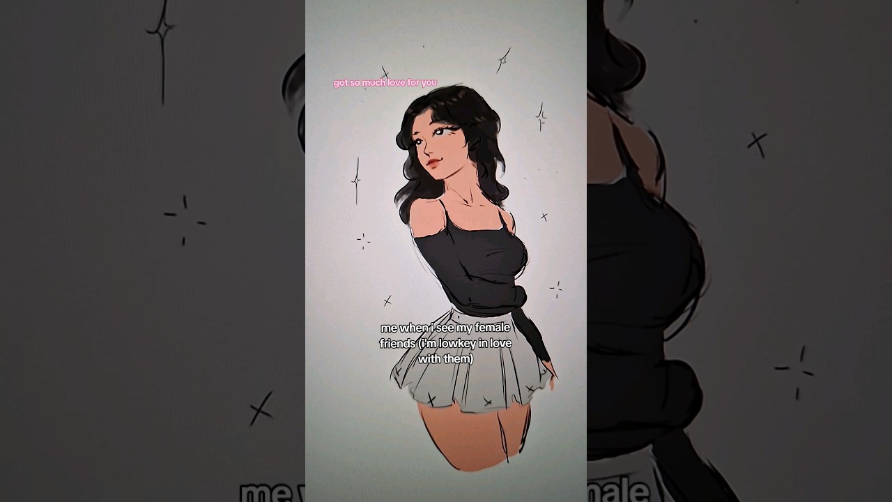 i'm so normal about my female friends *breathes excessively*