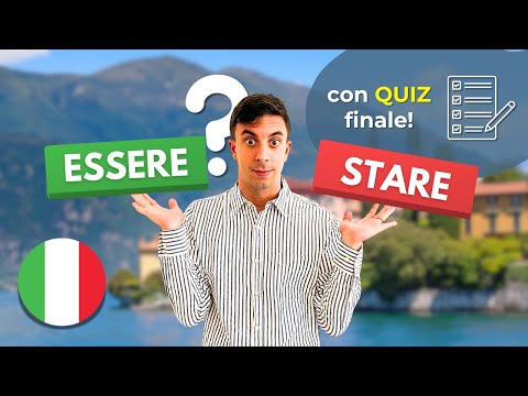 Come usare i verbi ESSERE e STARE in italiano (✍️ con QUIZ finale!) | Impara l'italiano con Federico
