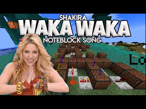 Shakira - Waka Waka (Noteblock Song) Ft. Tongtong_024