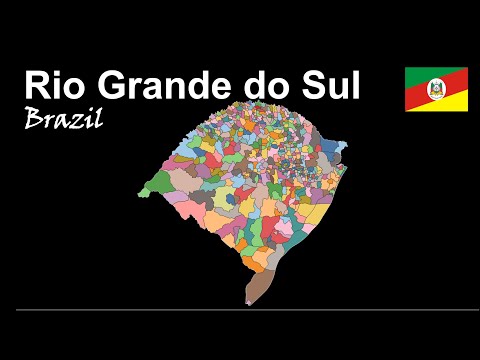 Rio Grande do Sul, Brazil: All the 497 Municipalities - Rio Grande do Sul: Todos os 497 Municípios