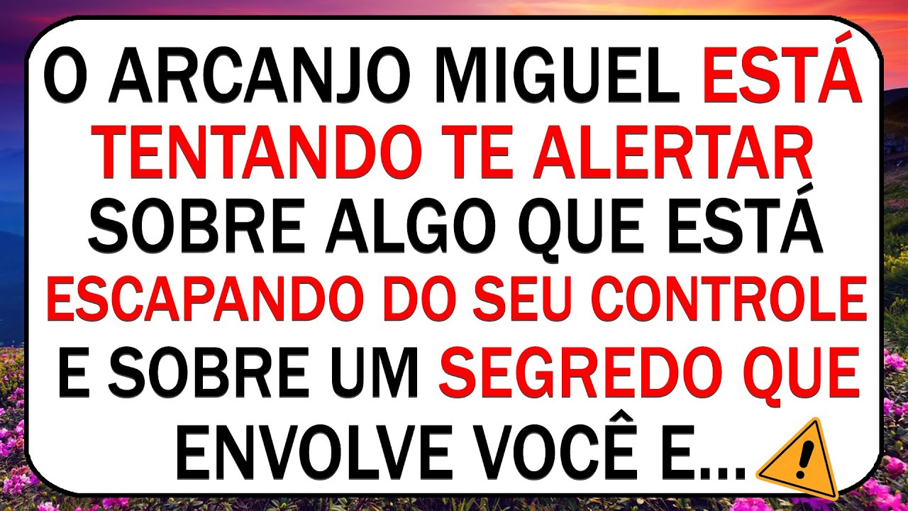 😭 DEUS PRECISA TE ALERTAR SOBRE ISSO, ANTES QUE SEJA TARDE E VOCÊ SEJA...