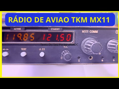 TKM MX11 AIRCRAFT RADIO