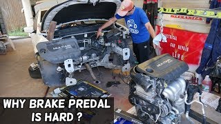 WHY THE BRAKE PEDAL IS HARD NO BRAKE JEEP CHEROKEE COMPASS RENEGADE 2.4