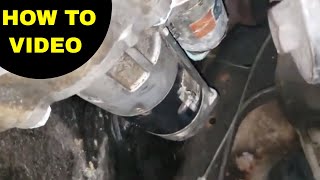 HOW TO 1994 to 2001 F250 & F350 7.3L Diesel Starter Removal & Install