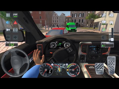 4X4 MONSTER CAR 🚖🙋‍♀️ City Car Driving Games Android - Taxi Sim 2020