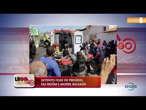 LINHA DE FOGO 13 11 2019  Detento foge de presiÌdio, faz refeÌm e morre baleado