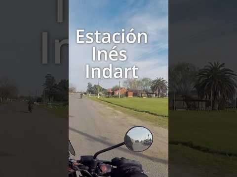 Inés Indart 🏍️, bajo el hermoso cielo de La Pampa húmeda, Salto, Provincia de Buenos Aires 🇦🇷