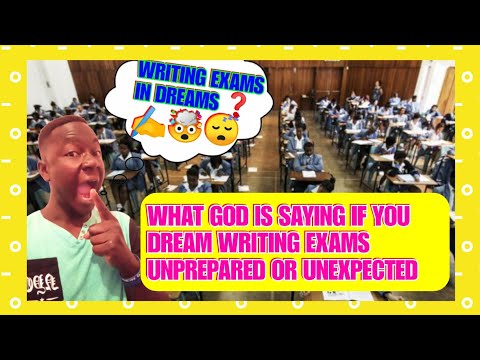 WHAT GOD IS SAYING✍️❓WRITING EXAMS IN DREAMS UNPREPARED OR UNEXPECTED 🔥💯