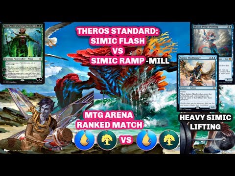 Magic The Gathering Simic RAMP Better Than Ever Vs Simic Flash Theros Beyond Death Standard MTGA