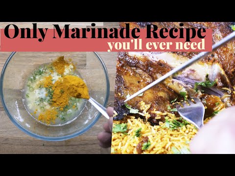 One Quick Marinade Recipe For Chicken, Lamb or Beef | Perfect For Stew Or Curry, BBQ & Oven Roasting