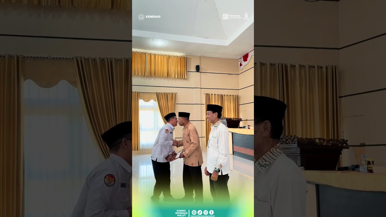 Halalbihalal Kemenag Malut sekaligus pelepasan purna bakti
