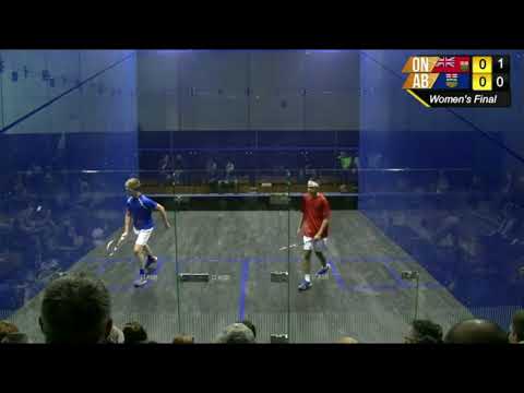 2015 Canada Winter Games - Men's Squash Team - Ontario vs Alberta