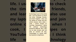 Shadowing Practice – Technology in Daily Life #english #englishshadowing #shorts