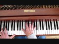 Jazz piano lesson, A Sleeping Bee-Piano Riff