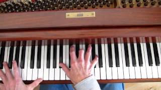 Jazz piano lesson, A Sleeping Bee-Piano Riff