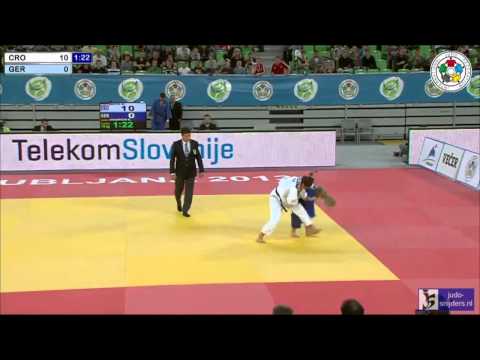 Judo 2013 World Championships Junior Ljubljana: Matic (CRO) - Diedrich (GER) [-70kg] semi-final