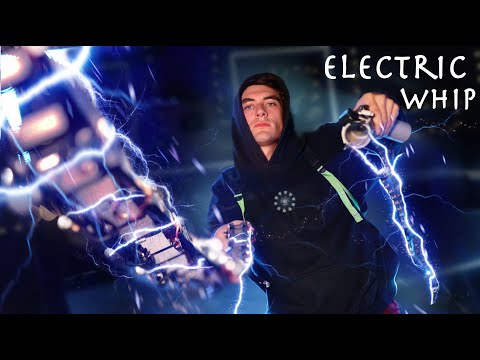 Working Iron Man Electric Whip! - 8,000,000 volts!! (Whiplash IRL)