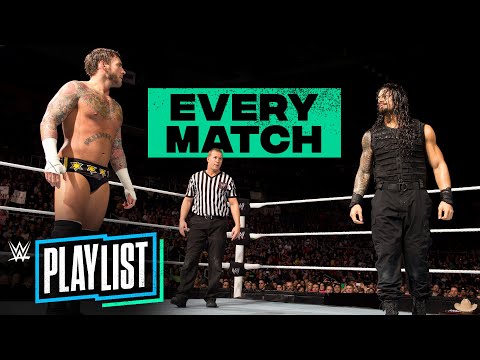 Every Roman Reigns vs. CM Punk match ever: WWE Playlist