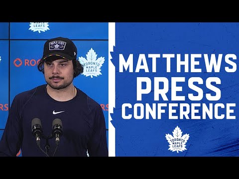 Auston Matthews Pre Game ' Toronto Maple Leafs vs Washington Capitals ' Thursday April 14, 2022